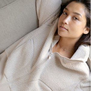 COPY - Everlane The ReNew Teddy Bomber Jacket - NWT,  size M